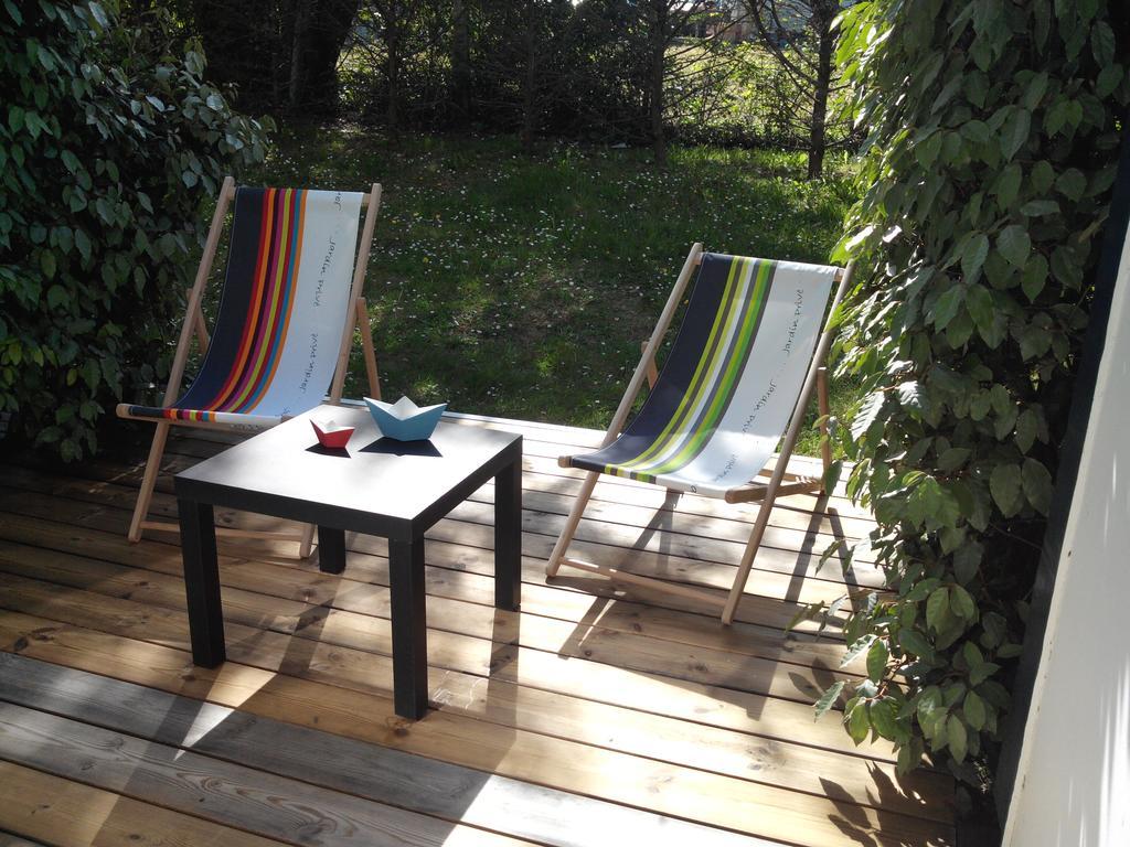 Bayonne et Anglet à pied - Terrasse bois privative Apartamento Exterior foto